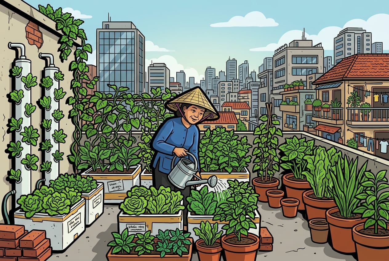 Is That a Mango Tree or a Motorbike on Your Balcony? Why Vietnam's Cities are Going Green, One Pot at a Time!