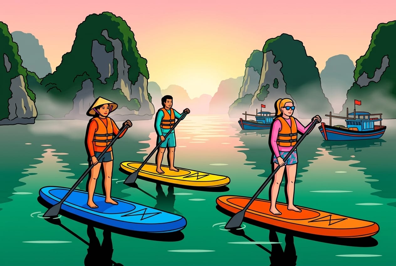 Why is Everyone Standing on Water in Vietnam? Your Guide to the Booming SUP Scene!