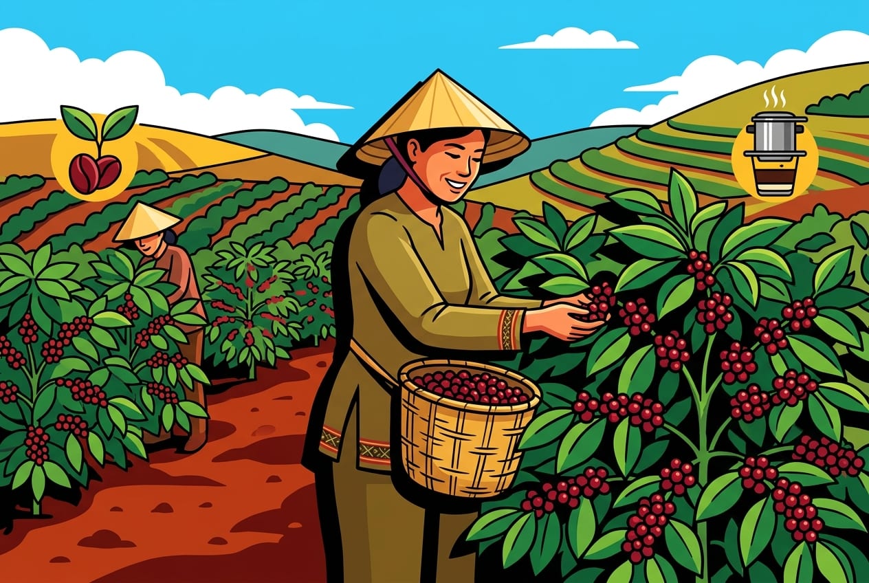 Why Is Everyone Picking Coffee Cherries in Vietnam? (It's More Than Just a Photo Op!)